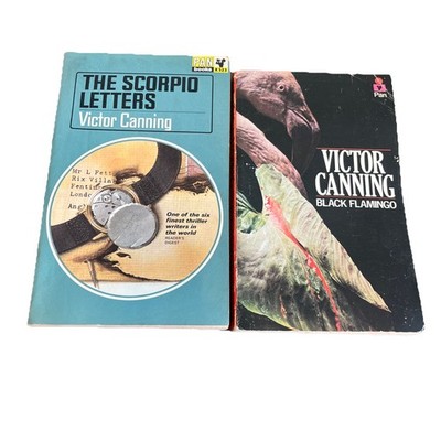 Victor Canning The Scorpio Letters PAN X523 1st 1964 & Black Flamingo 1973