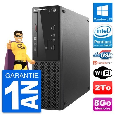 PC Lenovo S500 SFF Intel G3220 RAM 8GB Festplatte 2TB Windows 10 Wifi