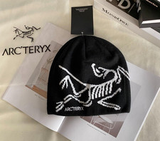 Arc  teryx Bird Head Toque Beanie Orca - Black Wool   Unisex Winter Hat NWT 2026