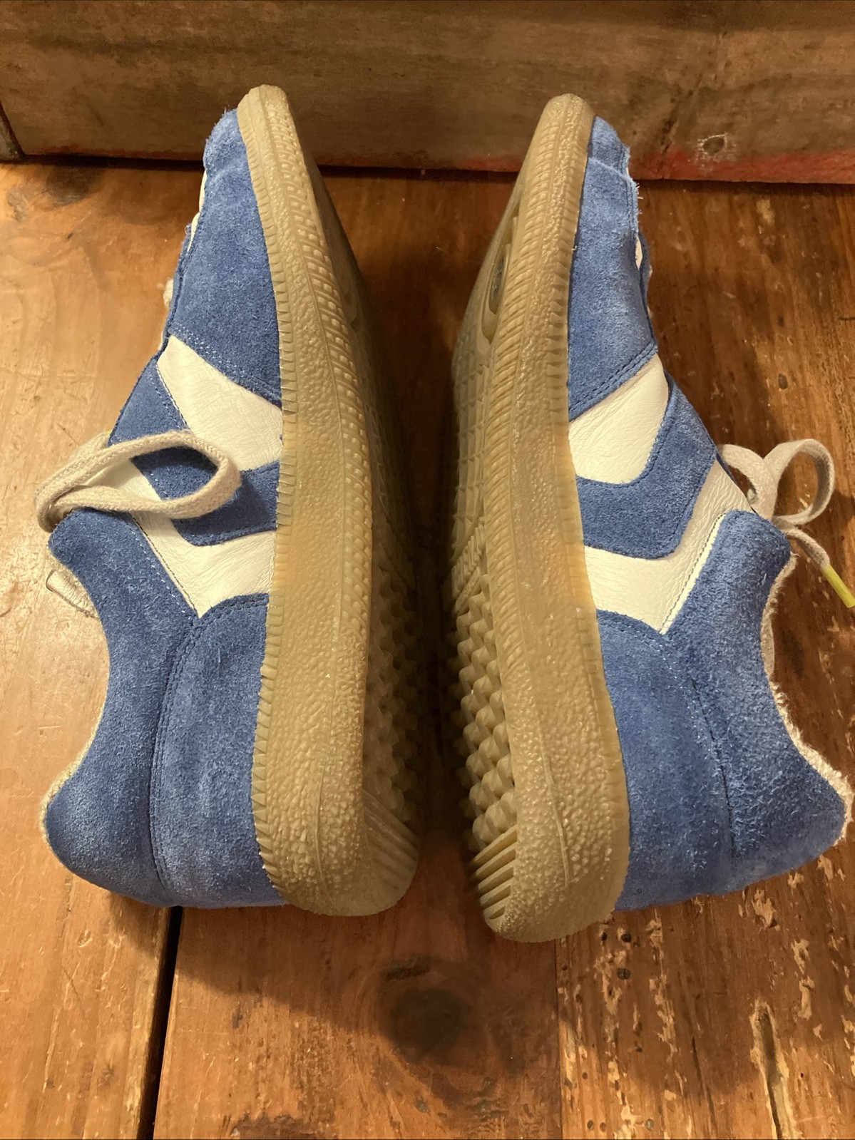 SAOLA Scarpe sneakers Verbenas blu pelle scamosciata casual comode taglia 39 suola gomma