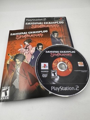 Samurai Champloo Sidetracked PS2 CIB Water Damage Insert Rare