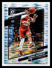 🔥 JAMAL MURRAY 2021-22 DONRUSS OPTIC PRIZM SILVER PULSAR HOLO # 43