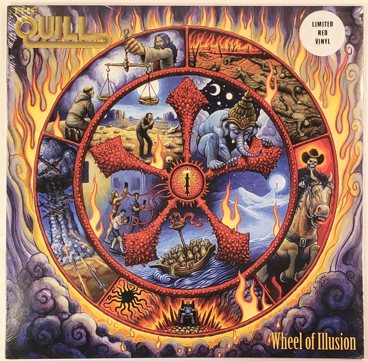 The Quill - Wheel Of Illusion (Limited Red Vinyl LP) New & Sealed