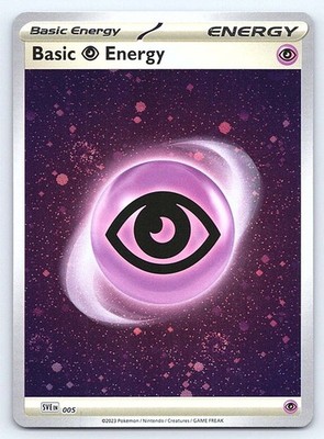 *3 SWIRLS* Pokémon Basic Psychic Energy Cosmos Holo 005 Scarlet & Violet 151