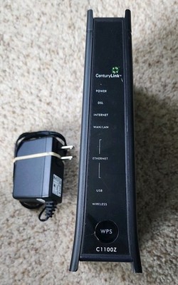 CenturyLink ZyXEL C1100Z 802.11n Wireless Modem Router ADSL2+ VDSL/ GPON 