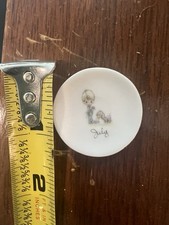 Vintage Precious Moments July Tea Set Plate, 1986, Enesco Japan