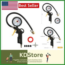 Digital Tire Inflator 175 PSI with Pressure Gauge, Dual Chuck, Heavy Duty