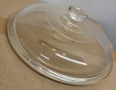 Pyrex Corning Ware #408 Replacement Lid Round Casserole Dish Lid -8-3/4'', Rim 8''