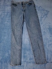 Vintage Lee Riders Jeans 33x34 USA Made 90s Straight Denim 80s Blue