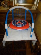 Paris Saint Germain Kinderstuhl mit Werbung um 1970 aus Nachlass