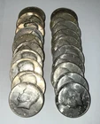 1 ROLL 40% Silver Kennedy Half Dollar- $10FV, Circulated. 3.24 Oz ASW, Free Ship