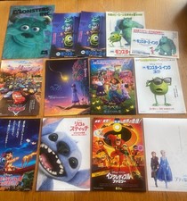 MONSTERS Inc. Japan flyer mini-poster/BONUS x13 Disney CHRISTMAS mint SET B WOW!