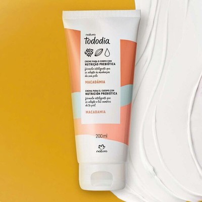 Creme Desodorante Nutritivo Corporal Tododia Macadâmia 200ml Natura Macadamia