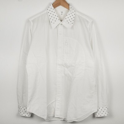 YOHJI YAMAMOTO ''Y's'' VINTAGE MEN'S WHITE LONG SLEEVE SHIRT 100% COTTON JAPAN 3