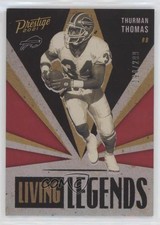 2021 Panini Prestige Living Legends Xtra Points Red /299 Thurman Thomas HOF 0ge4