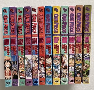 One Piece Manga Set Volume 100-111 English Viz Media Wano Egghead