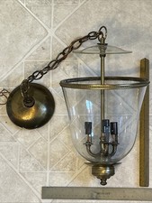 Vintage Mid Century Ceiling Pendant Light Fixture 3 Light