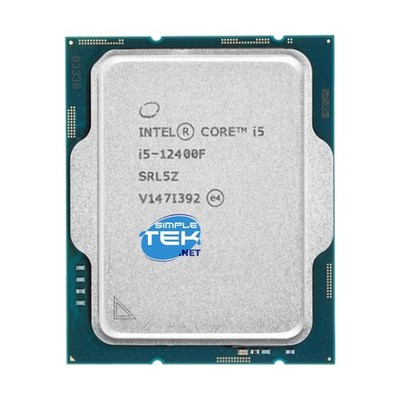 Intel Core I5 12400F CPU LGA 1700 Bulk Tray Desktop Computer