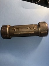 Brass Compression Repair Coupling, 1/2-In.- 3/4" C