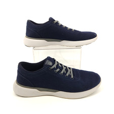 Peter Millar Shoes Men Size 10.5 Glide Performance Wool Sneaker Navy Blue