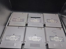 NES Game Lot Double Dragon, Robo Warrior, Goonies 2, Surf, Tetris, Rivals - Work