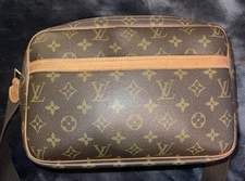 Louis Vuitton Reporter Crossbody PM Brown Canvas