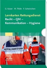Lernkarten Rettungsdienst: Recht - QM - Kommunikation - Hygiene Kaiser (u. a.)