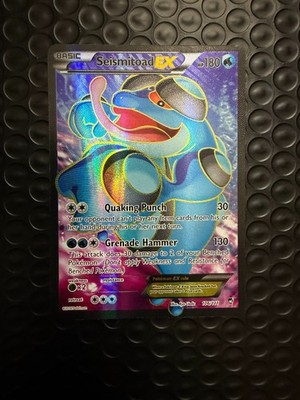 Seismitoad EX (106 Full Art) 106/111 XY - Furious Fists Holo | eBay