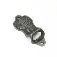 Oakcrafts - Antique Cast Iron Michelin Man Wall Mounted Bottle Opener