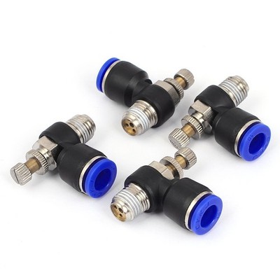 4pcs SL10-02 10mm Push In Fitting Quick Joiner 1/4BSP Throttle Kd #am