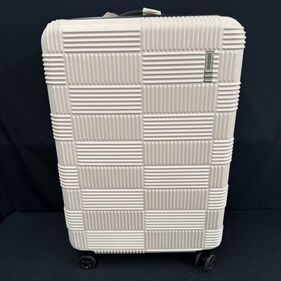 American Tourister Checkered NXT 28  Spinner Luggage   Baby Pink (NEW)