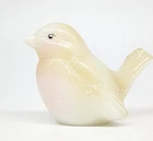 FENTON VTG  RARE GLISTENING WOODS BIRD FIGURINE signed  HIGHLY Collectible
