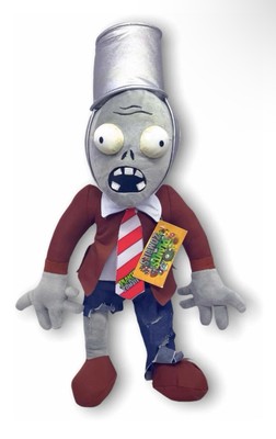 Mexican Plants Vs Zombies Buckethead Zombie 15'' Plush Doll Mexico Bootleg Toy