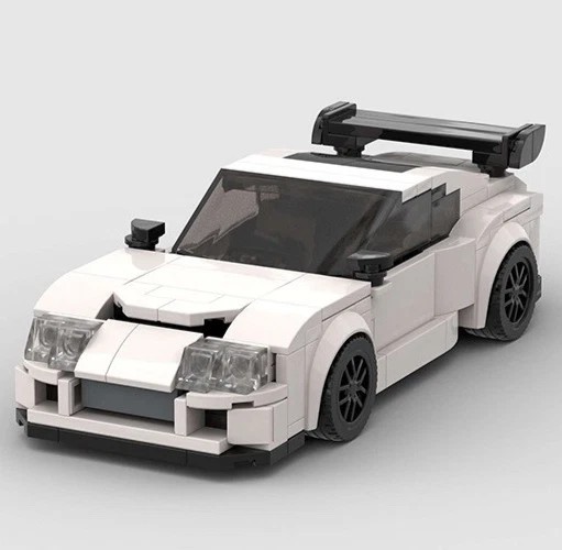 MOC LEGO Car: Toyota MK4 Supra Sports car Building Blocks Set (268 Pcs)