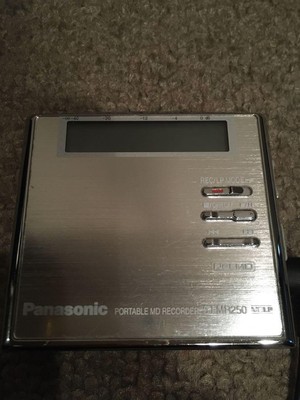 Panasonic Sj-Mr250 Portable Minidisc Recorder Silver Md
