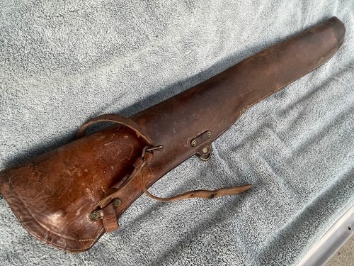 WW2 US Leather M1 Garand Scabbard ORIGINAL Army USMC GI USGI M-1 Rifle
