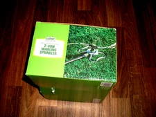 Expert Gardener Heavy-Duty 2 Arm Whirling Sprinkler Metal Base Lawn Watering