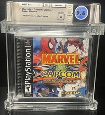 Marvel VS Capcom PS1 Sealed Wata 9.6 A 2000 USA