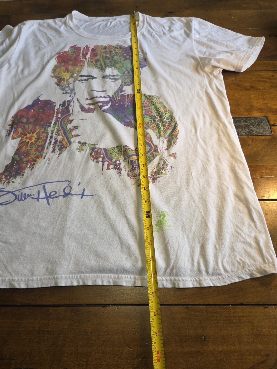 Liquid Blue Jimi Hendrix Riding with the Wind Shirt Mens XL Psych White Graphic image 7