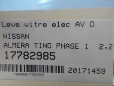 Lève vitre Nissan ALMERA TINO