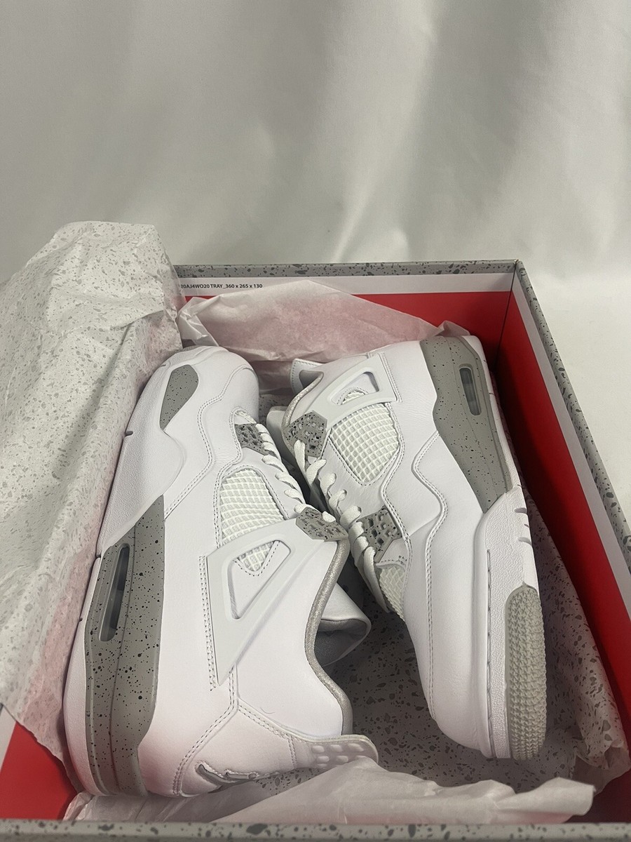 【新品】NIKE AIR JORDAN 4 RETRO CT8527-100 Nike Air Jordan 4 IV 4s Retro OG White Oreo Grey CT8527-100