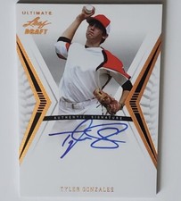 TYLER GONZALES 2012 Ultimate Leaf Draft Autograph Baseball Card #BA-TG1 AUTO