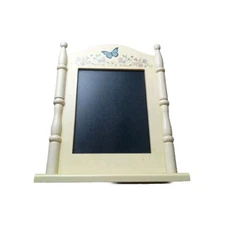 Vintage Wall Mounting Chalkboard Yellow 14.5" X 11"