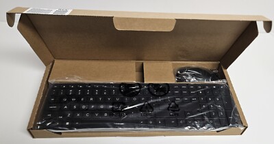 HP 310 Black Wired Keyboard and Multi-Function Mouse Combo USB - Soft touch Keys