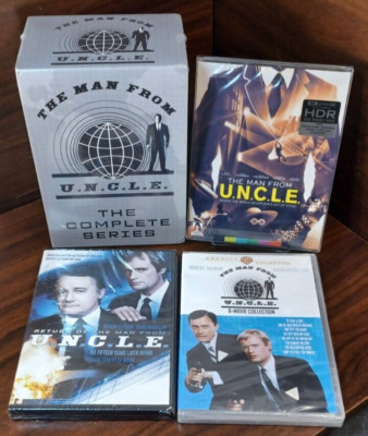 The Man From U.N.C.L.E TV Series+8 Movies+Return Movie (DVD)+2015 Movie (4K)NEW!