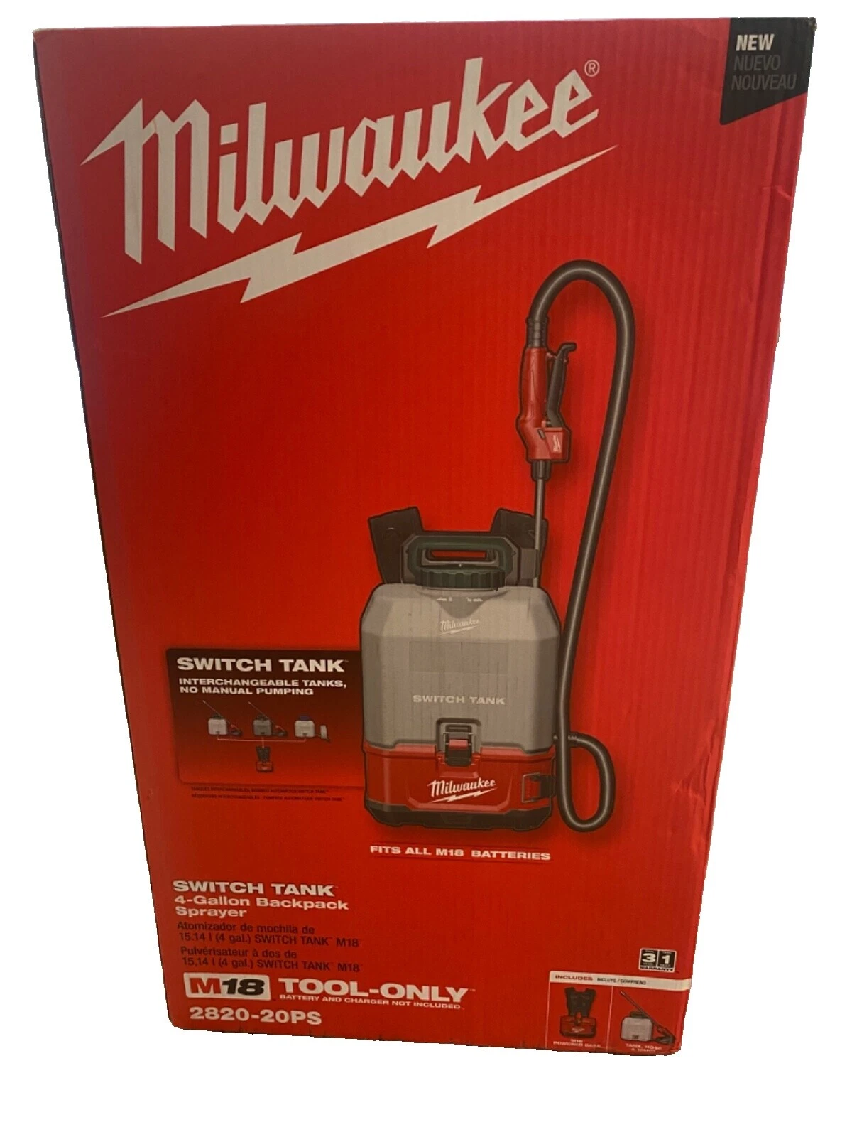 Milwaukee Backpack Sprayer Garden Sprayers