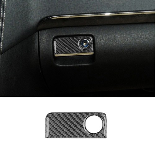 Carbon Fiber Glove Box Handle Trim Sticker Cover For Mercedes-Benz C/E/GLC Class
