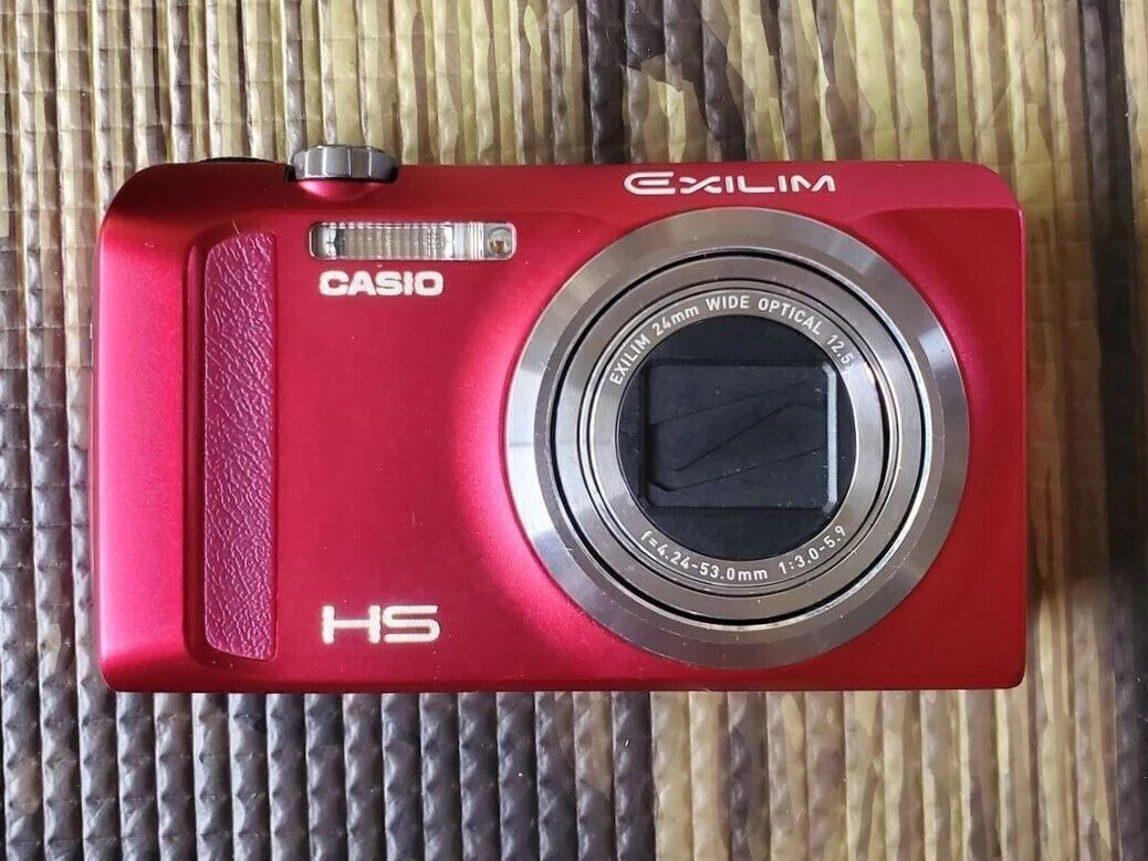 CASIO EX-ZR500 RD High Speed Digital Camera EXILIM Red 16.1MP Optical 12.5x