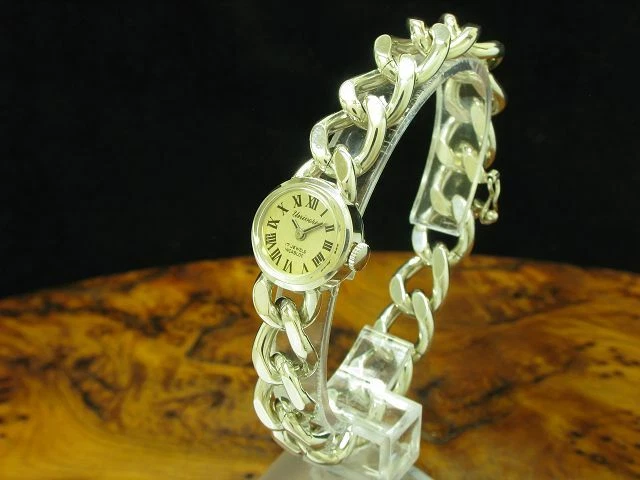 Universa 835 Argento Carica Manuale Orologio da Donna / D'Argento / Calibro As - Immagine 2 di 4