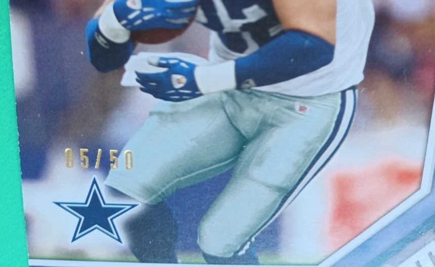 2009 UD DRAFT EDITION JASON WITTEN #184 PARALLEL #05/50 DALLAS COWBOYS - Image 2 of 3
